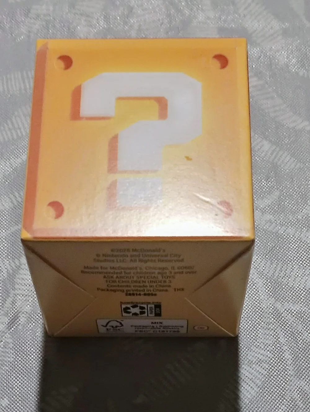 2026 McDONALD'S SUPER MARIO GALAXY HAPPY MEAL TOY #01-MARIO-NEW IN BOX!